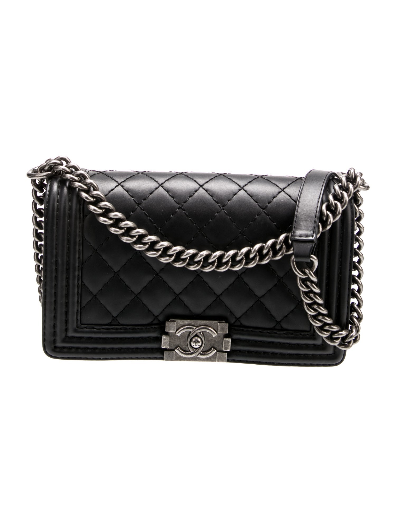 Chanel Quilted Calfskin Medium Boy Bag
