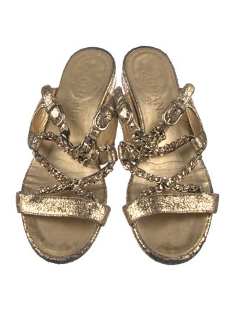 Chanel 2019 Interlocking CC Logo Slides