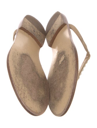 Chanel 2019 Interlocking CC Logo Flip Flops