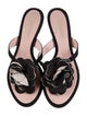 Chanel Interlocking CC Logo Nylon Flip Flops