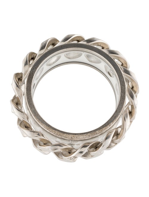 Chanel Lucite CC Chain Bangle Bracelet