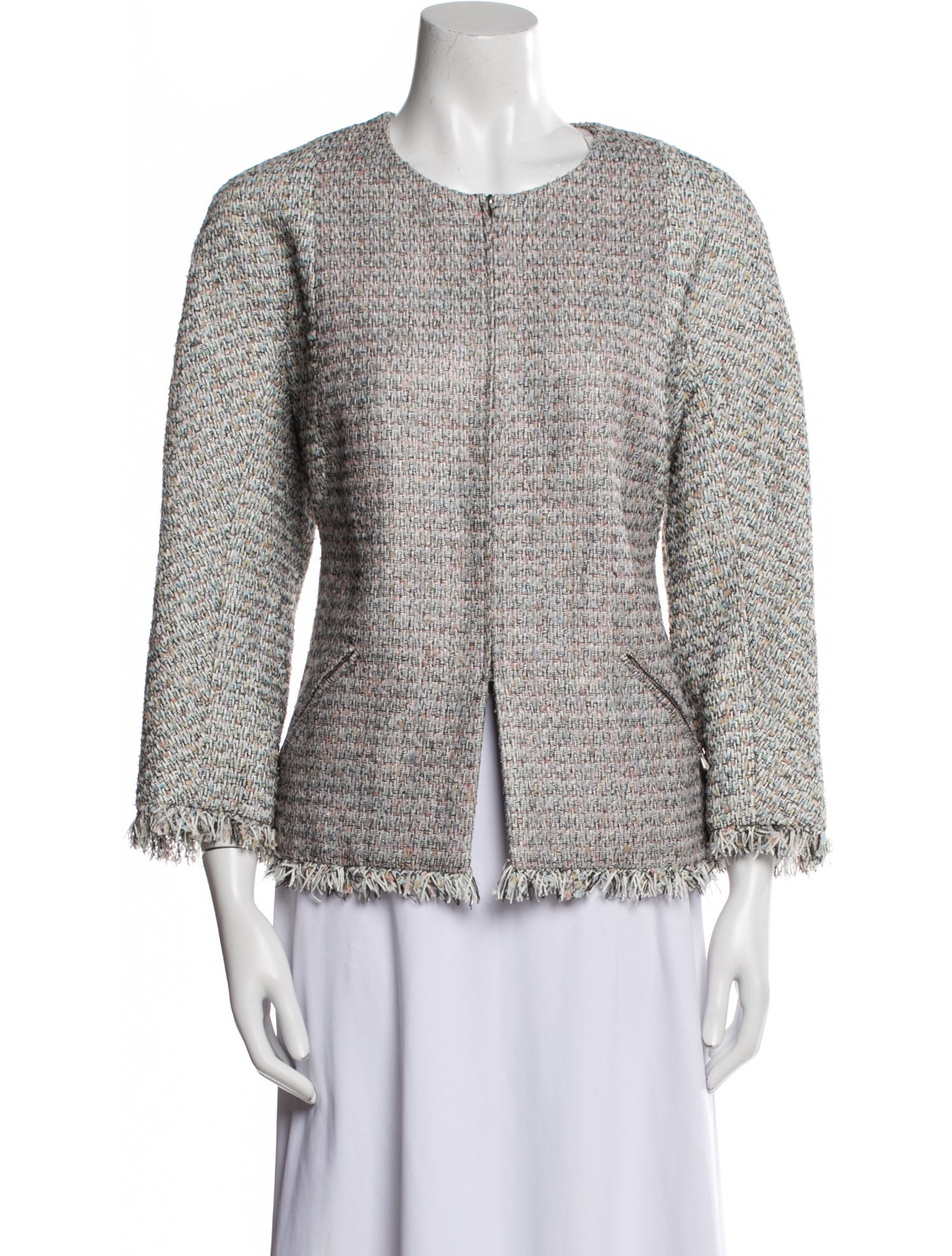 Chanel 2011 Tweed Pattern Evening Jacket