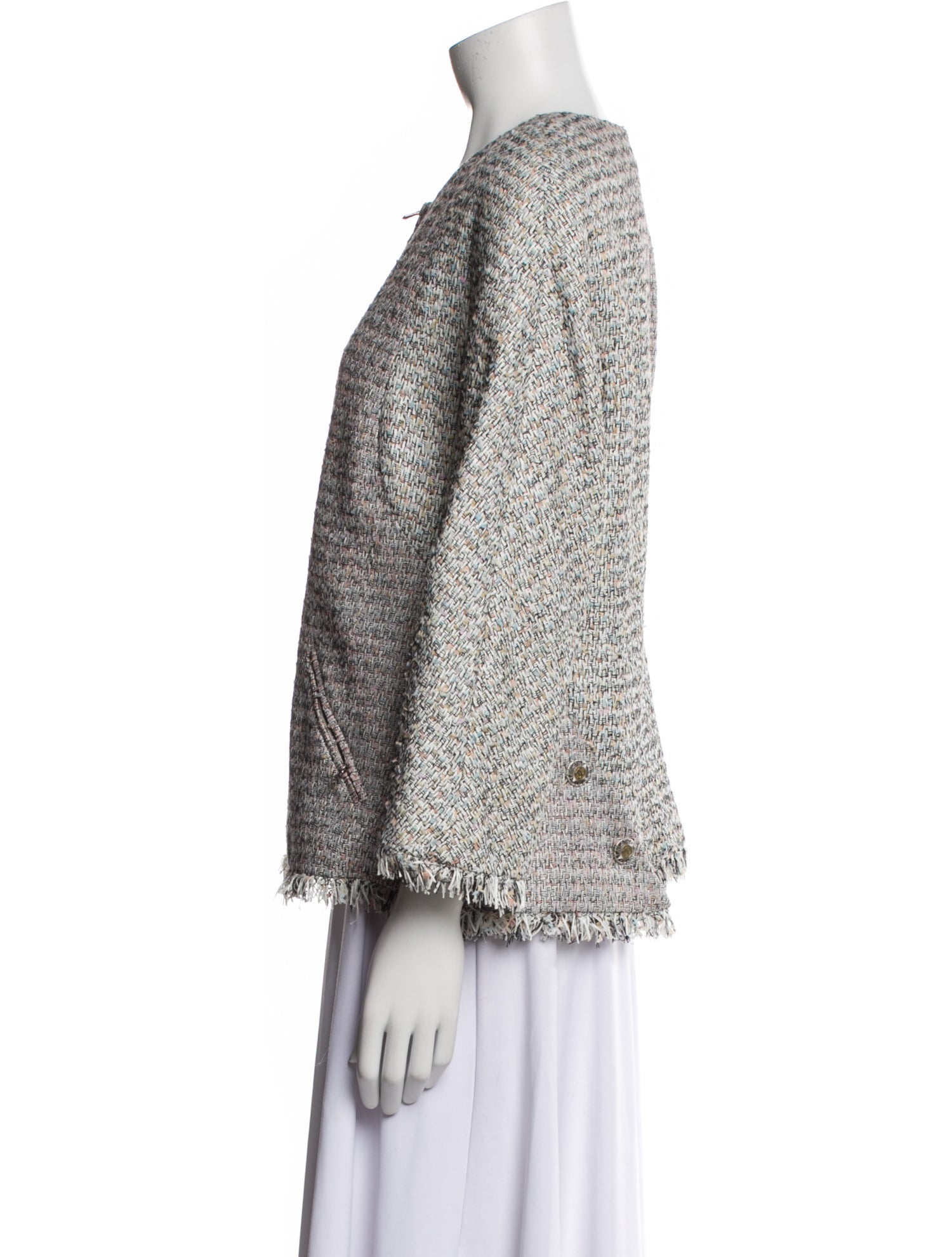 Chanel 2011 Tweed Pattern Evening Jacket