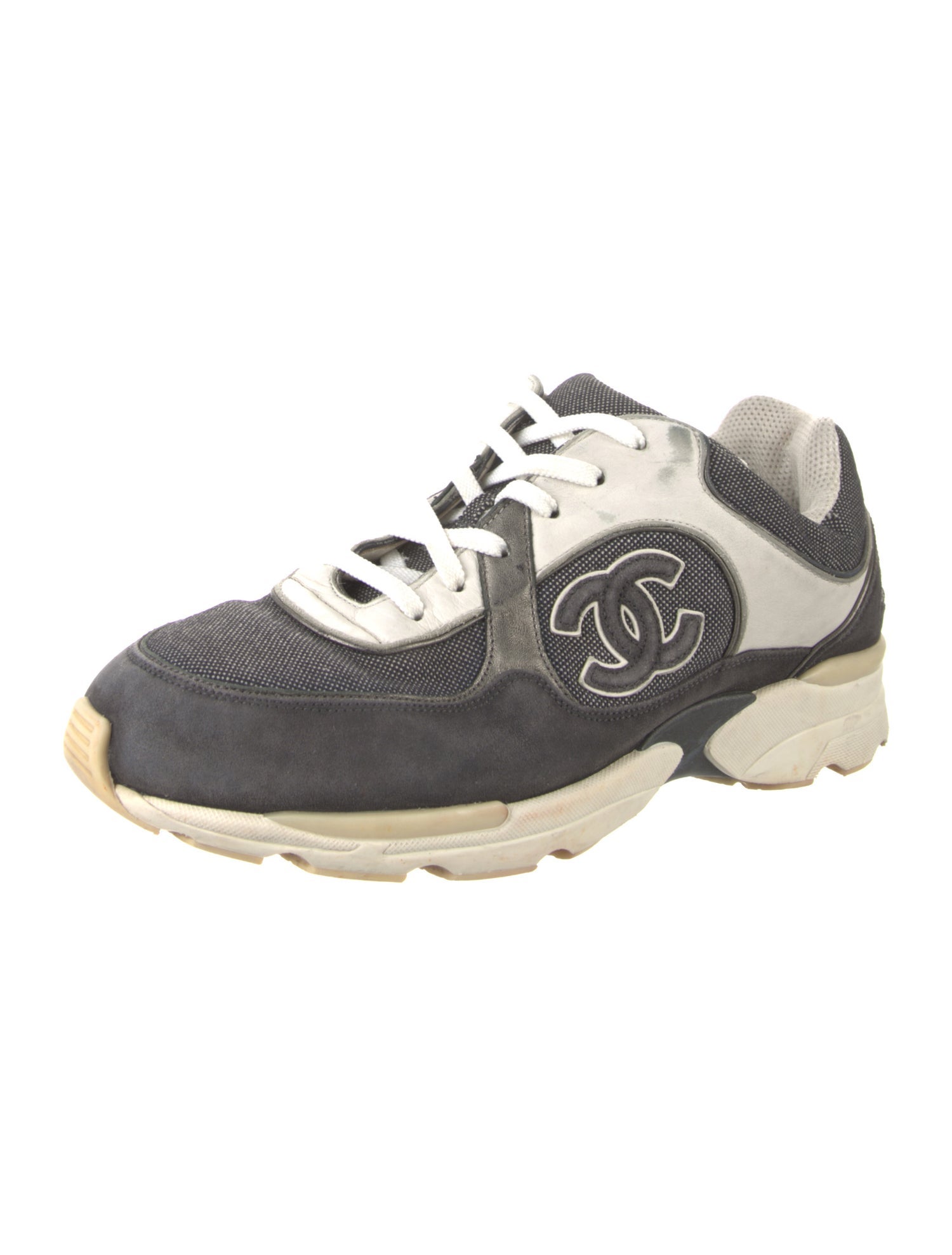 Chanel Interlocking CC Logo Sneakers