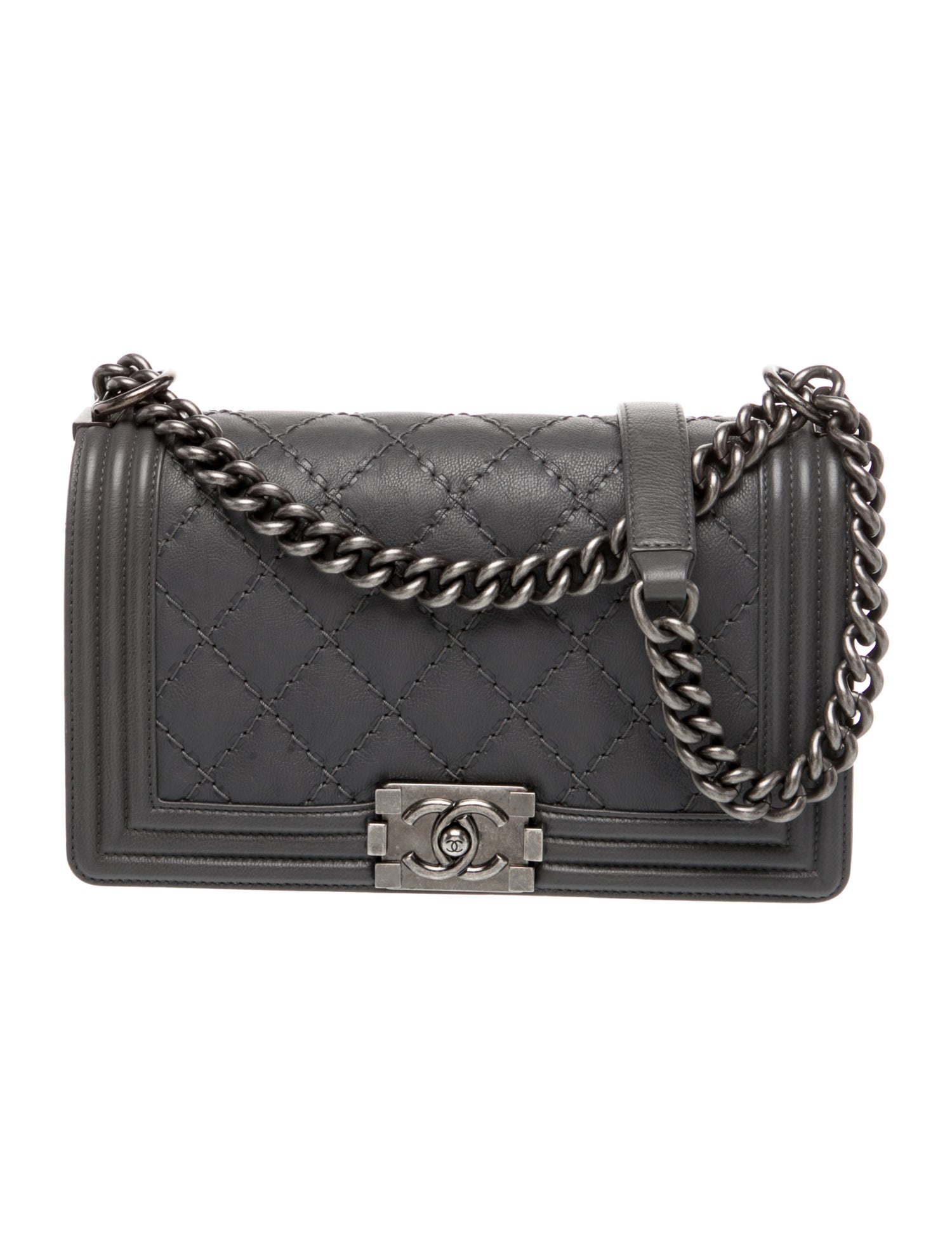 Chanel Medium Double Stitch Boy Bag