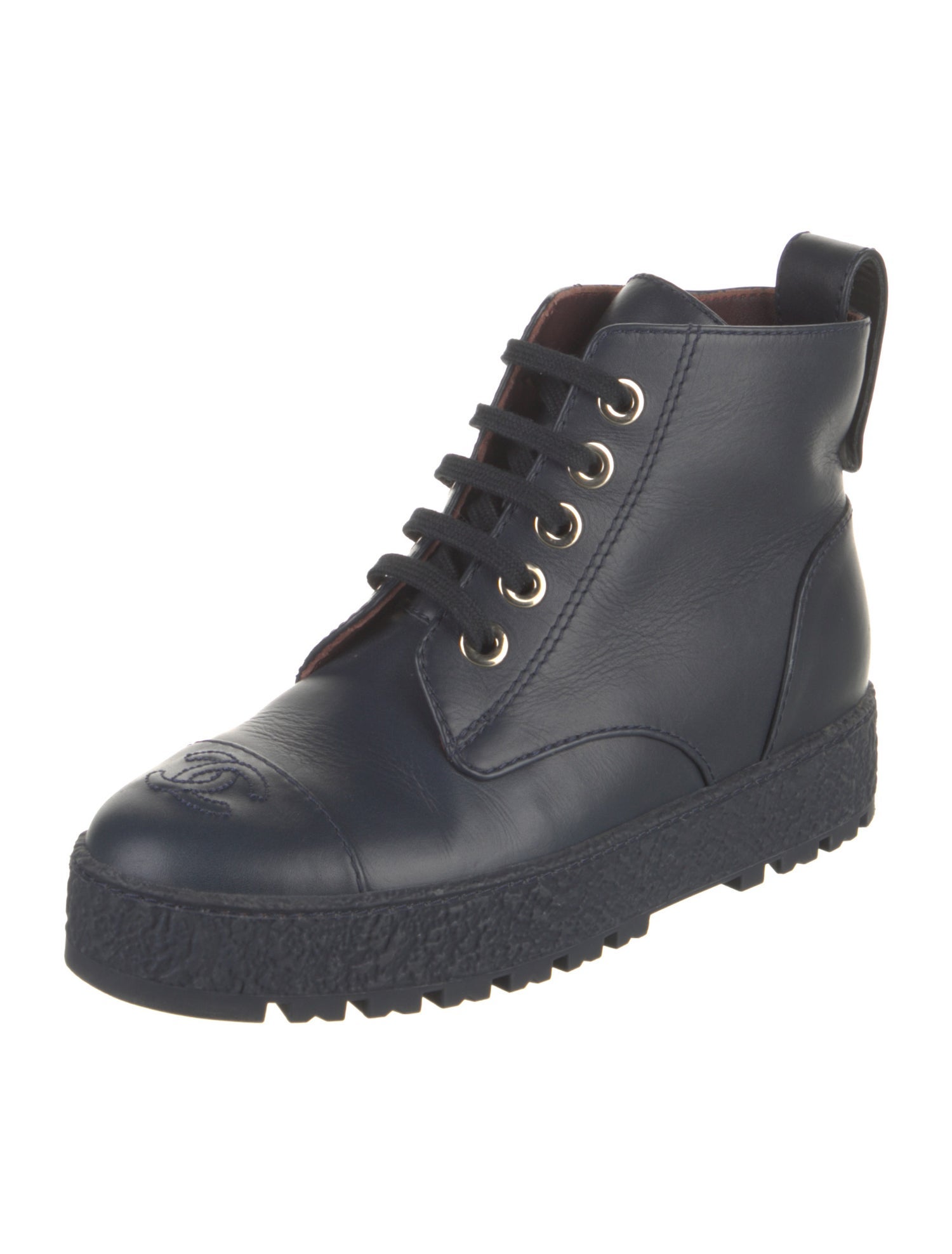 Chanel 2021 Turnlock Combat Boots