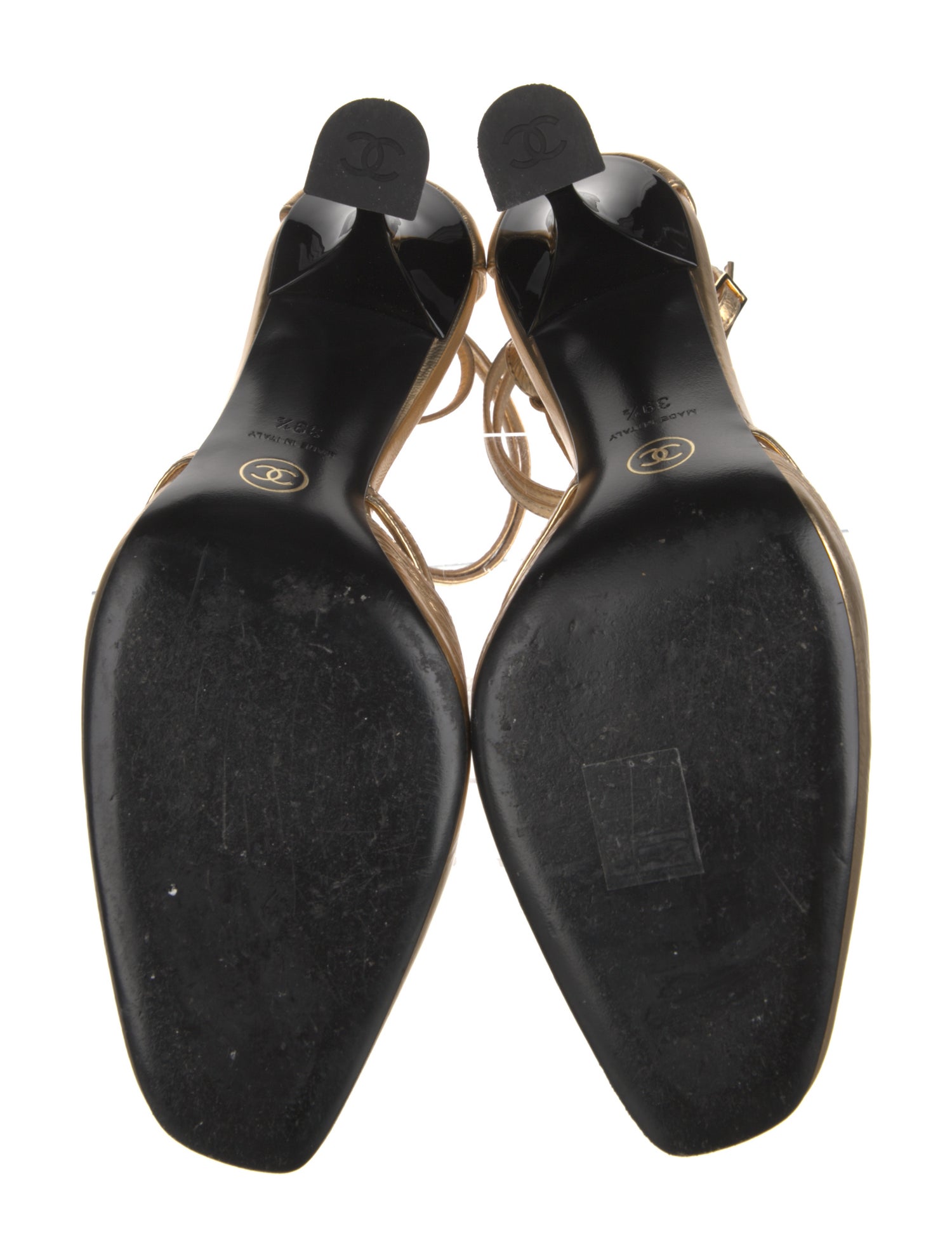 Chanel 2019 Interlocking CC Logo T-Strap Pumps