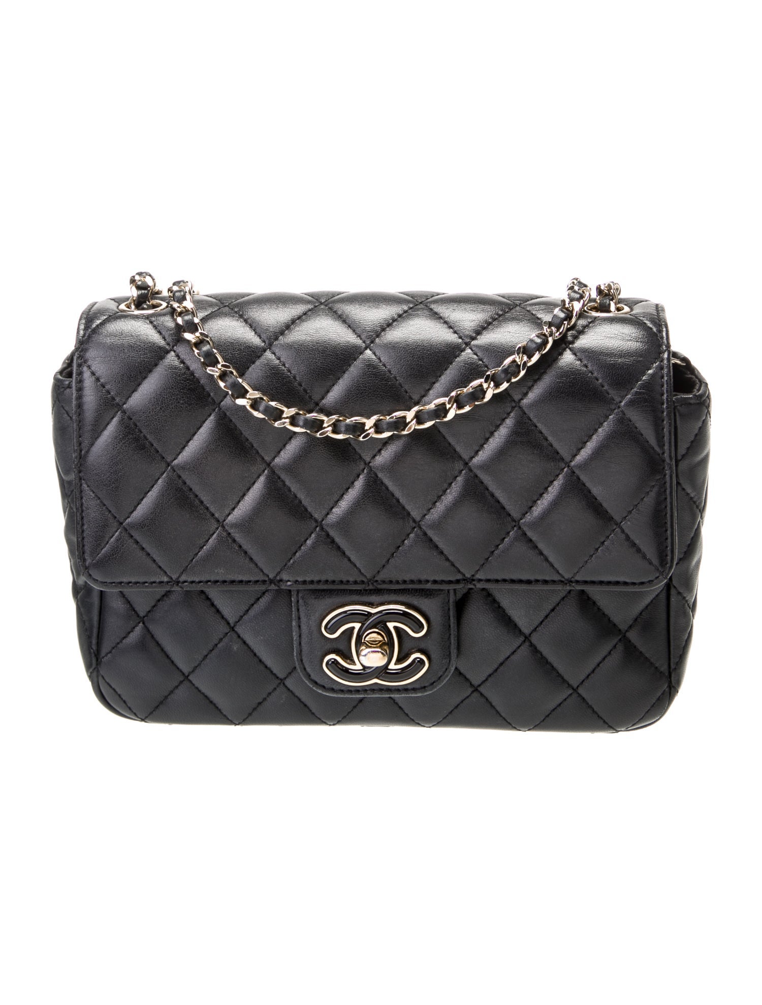 Chanel Resin Charm Flap Bag