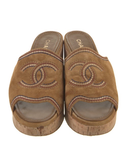 Chanel 2021 Interlocking CC Logo Slides