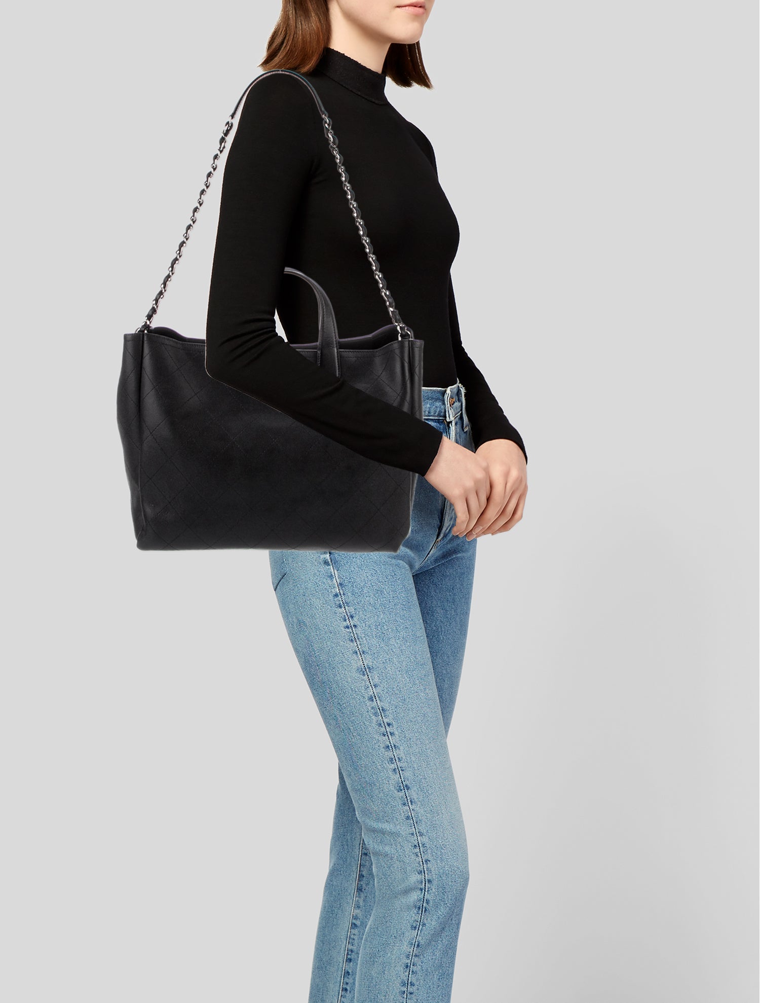 Chanel Large Lady Coco Shopping Tote