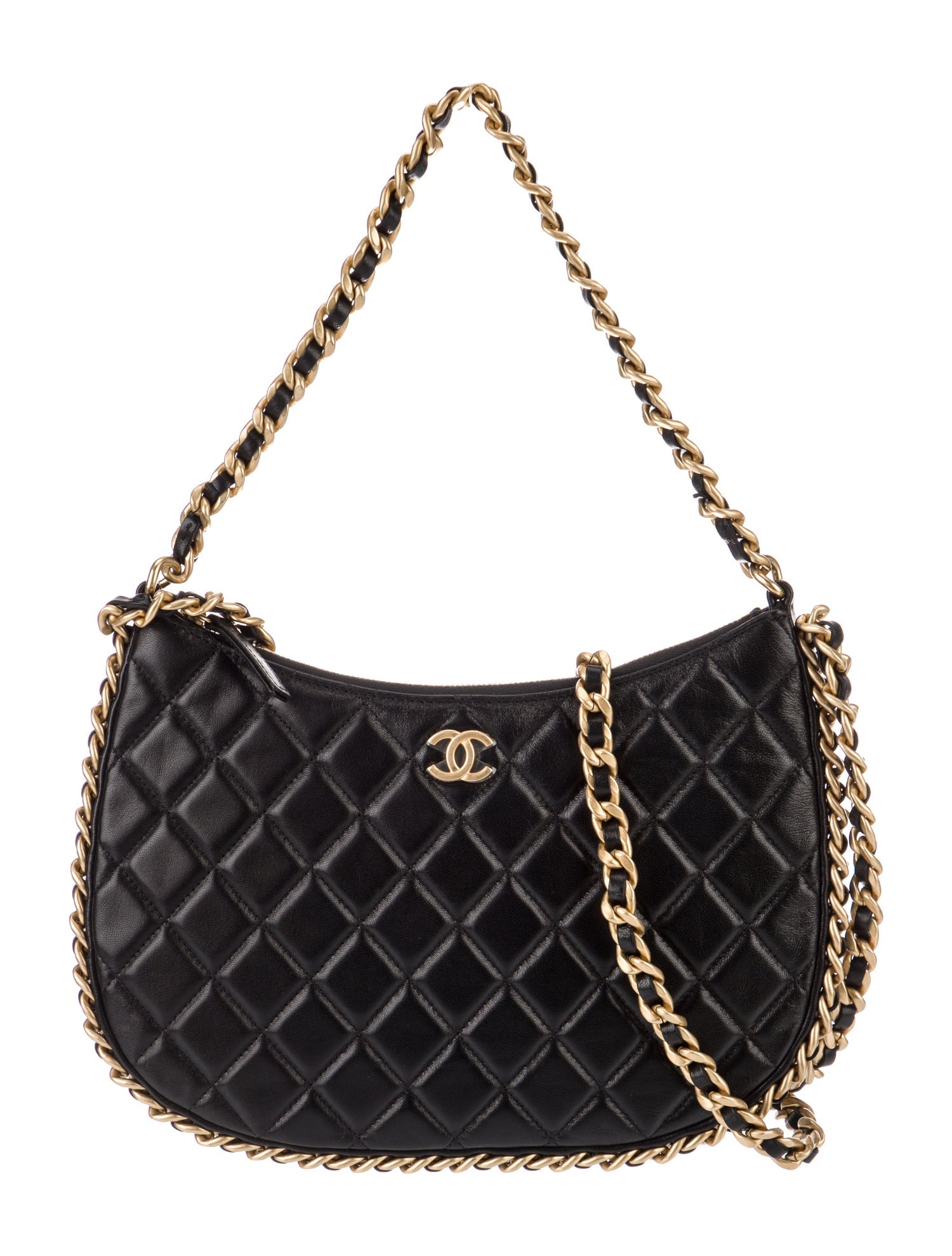 Chanel Quilted Chain Around Hobo