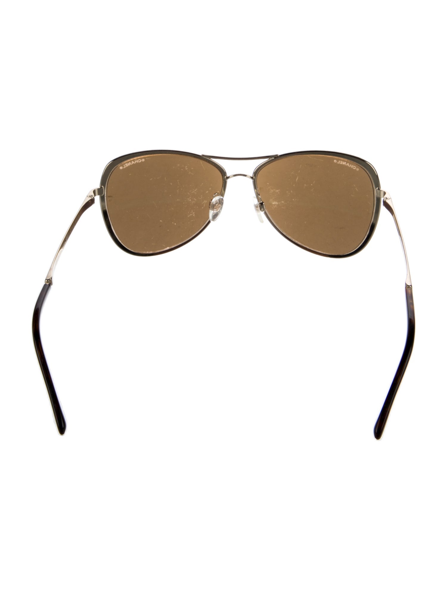 Chanel Interlocking CC Logo Aviator Sunglasses