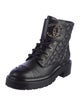 Chanel 2020 Interlocking CC Logo Combat Boots