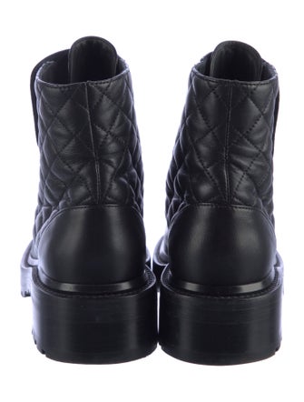 Chanel 2020 Interlocking CC Logo Combat Boots