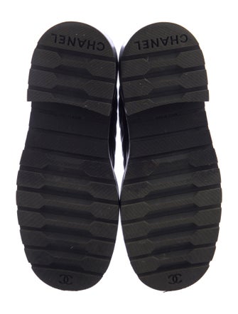 Chanel 2020 Interlocking CC Logo Combat Boots