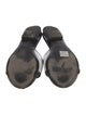Chanel Interlocking CC Logo Leather Slides
