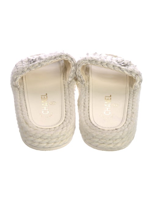 Chanel 2022 Interlocking CC Logo Espadrilles