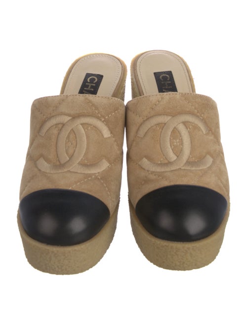 Chanel 2024 Interlocking CC Logo Mules