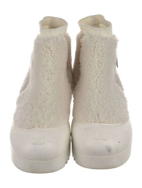 Chanel 2019 Interlocking CC Logo Combat Boots