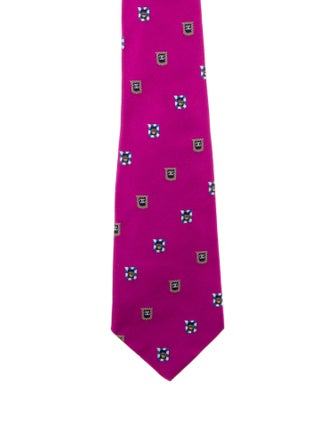 Chanel Silk Pattern Tie