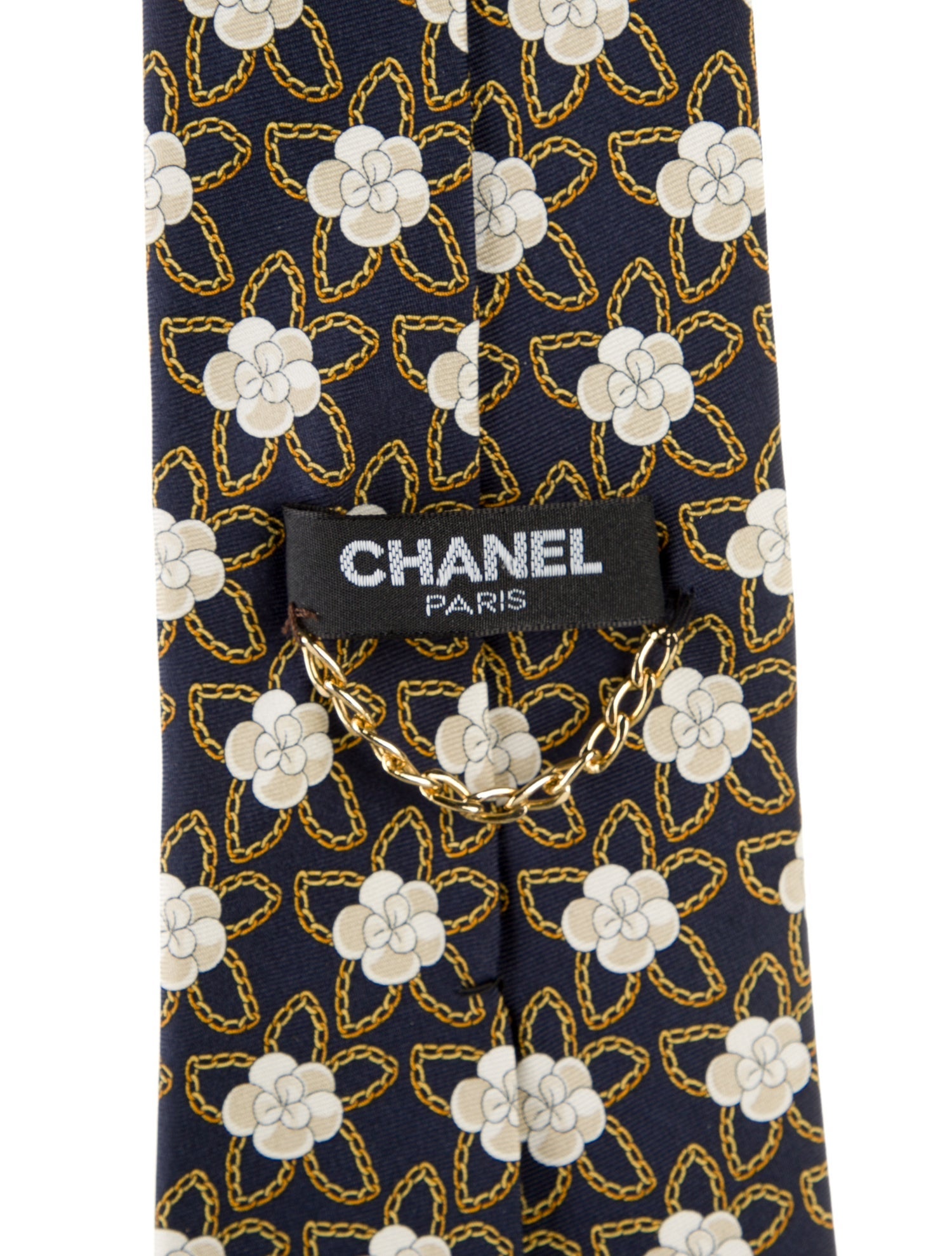 Chanel Silk Pattern Tie