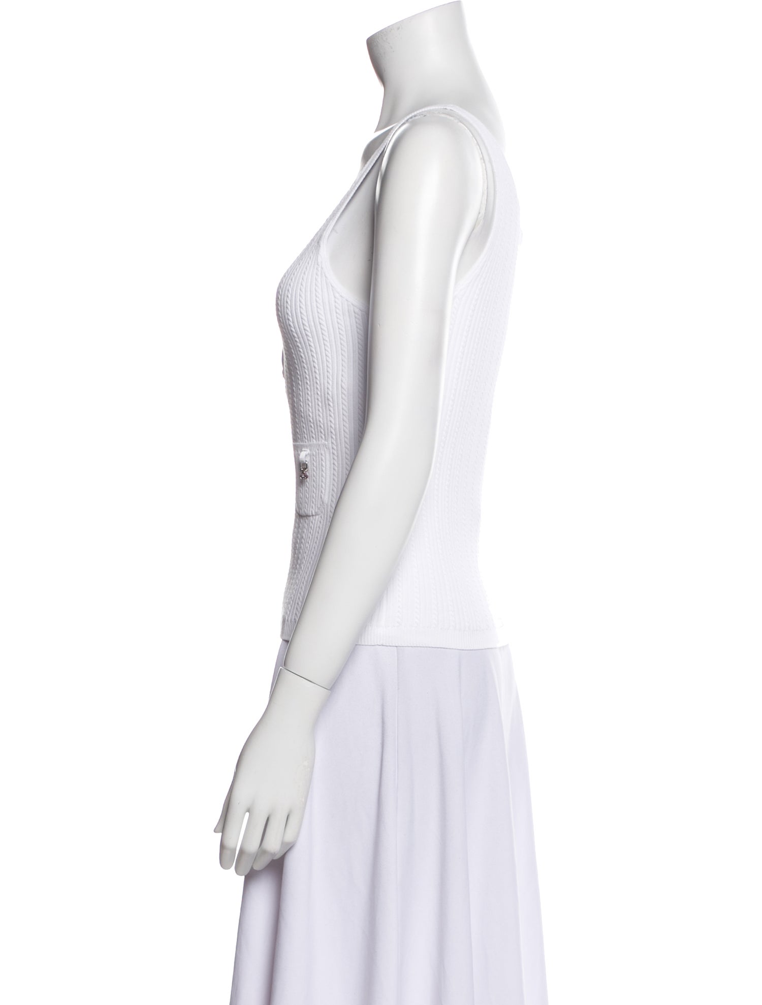 Chanel 2025 Scoop Neck Top w/ Tags