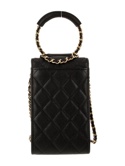 Chanel Vertical In The Loop Phone Holder w/ Chain