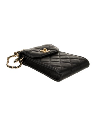Chanel Vertical In The Loop Phone Holder w/ Chain