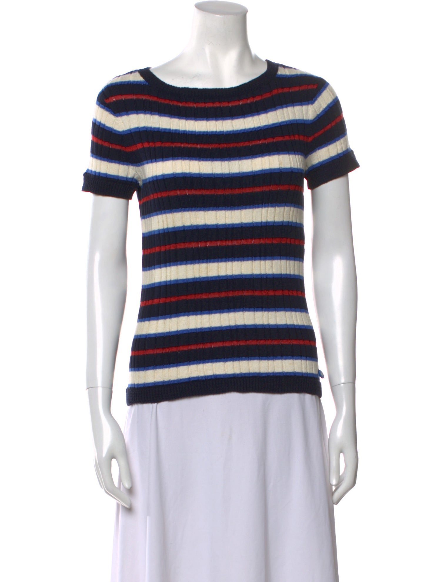 Chanel 2018 Striped Sweater