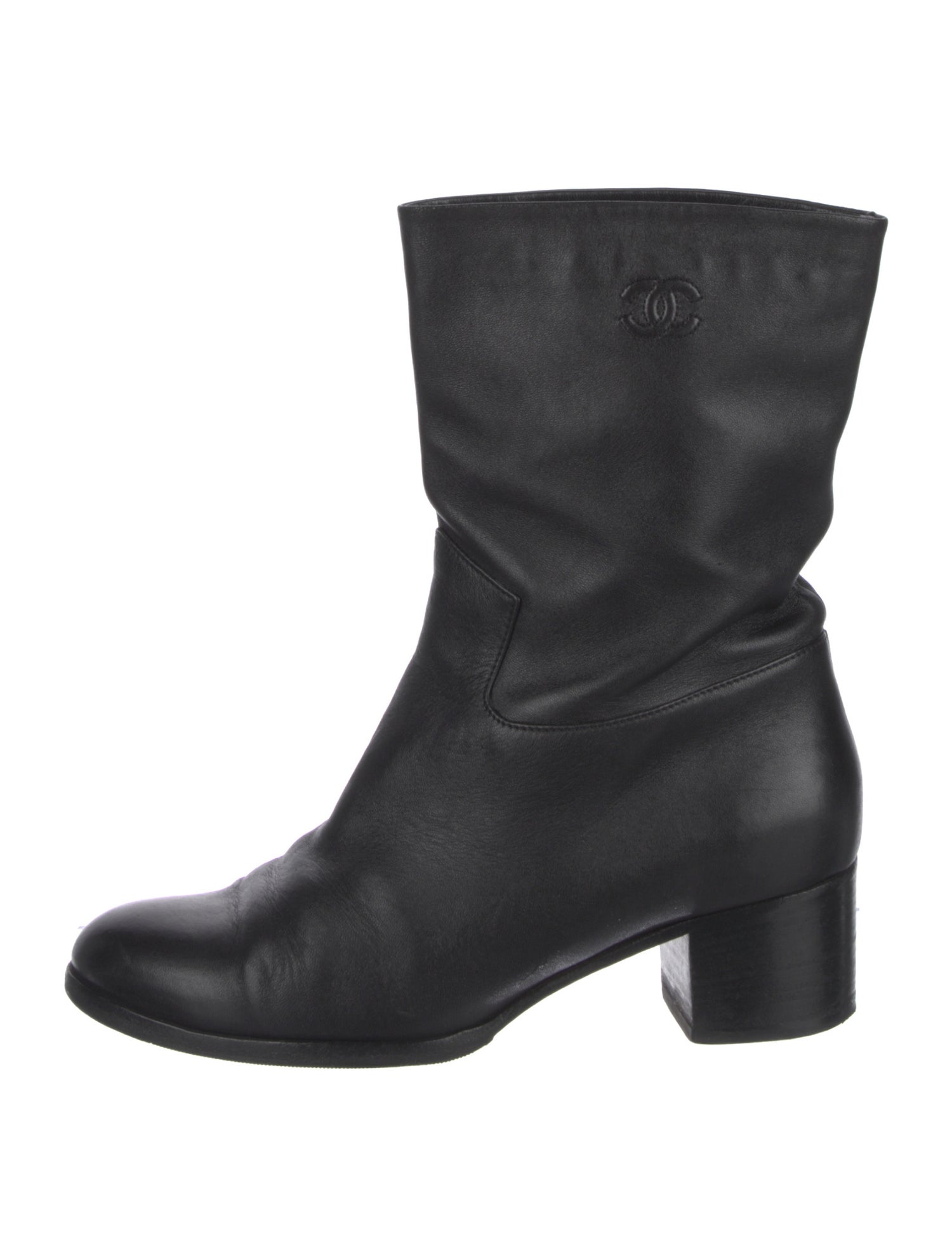 Chanel 2011 Interlocking CC Logo Boots