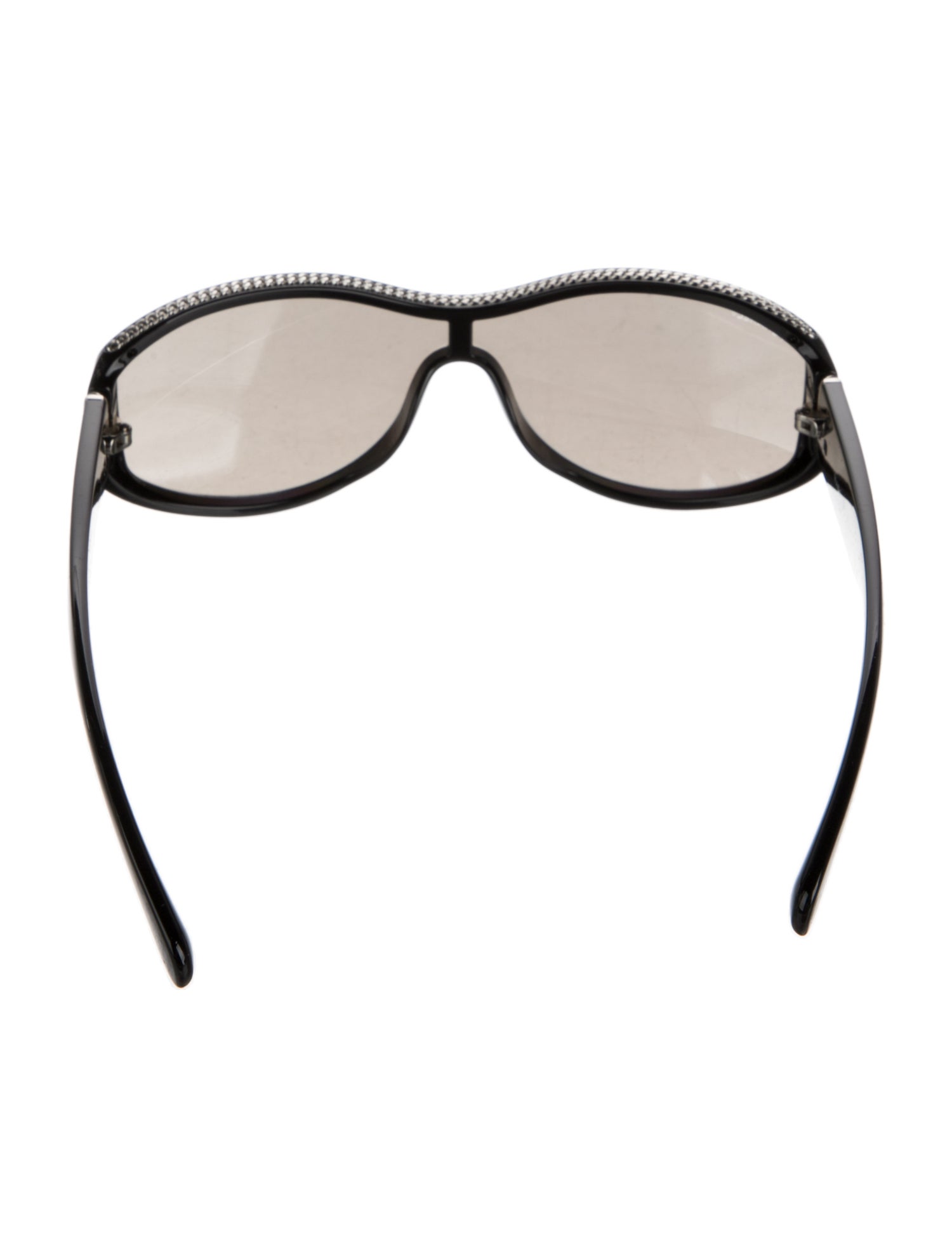 Chanel Interlocking CC Logo Shield Sunglasses