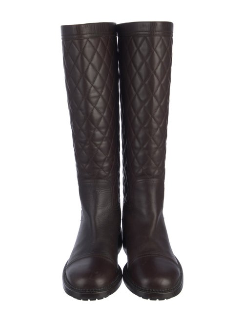 Chanel 2013 Interlocking CC Logo Boots