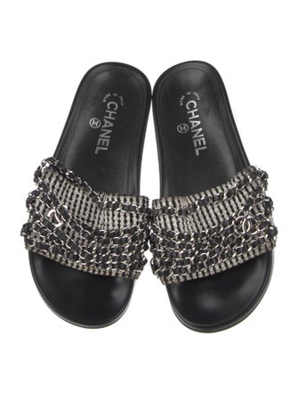 Chanel 2017 Interlocking CC Logo Slides