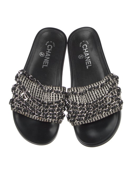 Chanel 2017 Interlocking CC Logo Slides