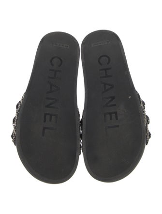 Chanel 2017 Interlocking CC Logo Slides