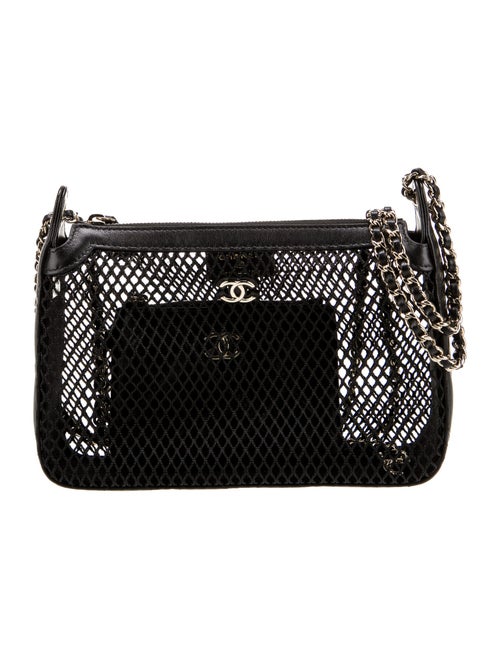 Chanel Mesh Clutch With Chain