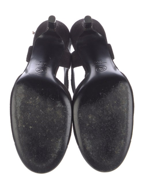 Chanel 2022 Interlocking CC Logo T-Strap Pumps