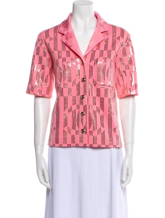 Chanel 2024 Wool Button-Up Top