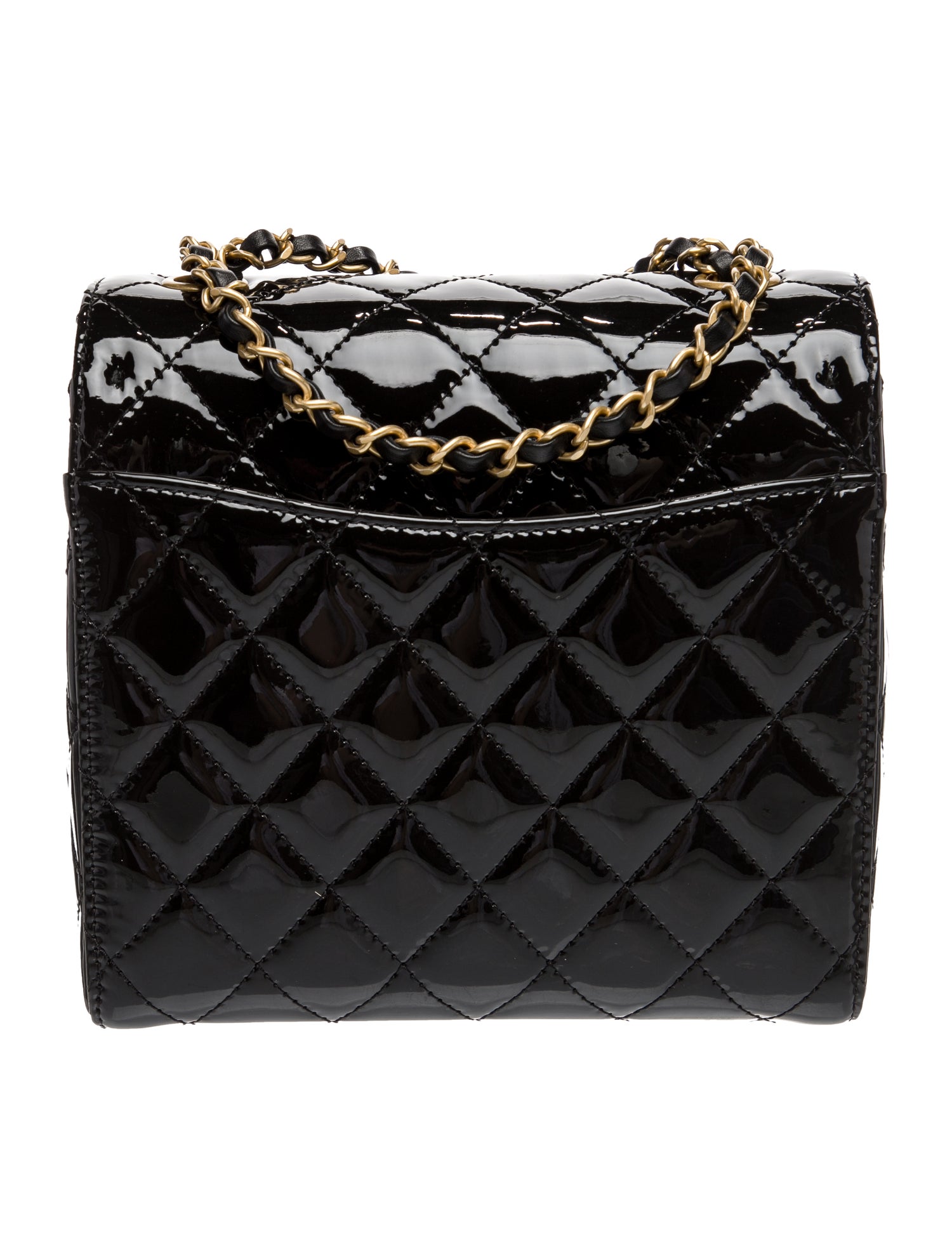 Chanel Patent Small Square Flap bag