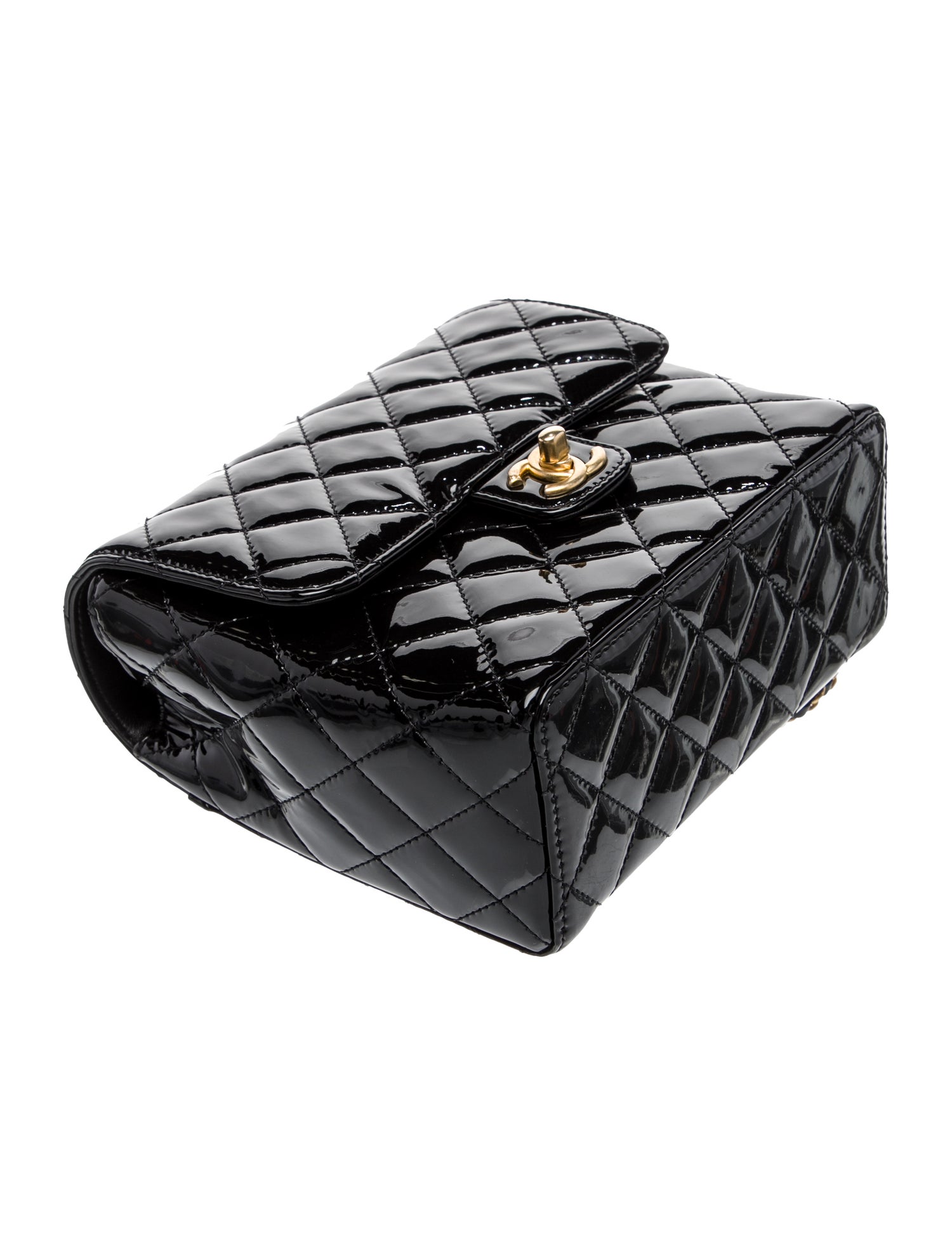 Chanel Patent Small Square Flap bag