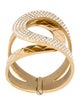 Chanel Strass CC Hinged Cuff
