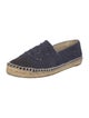 Chanel Interlocking CC Logo Canvas Espadrilles