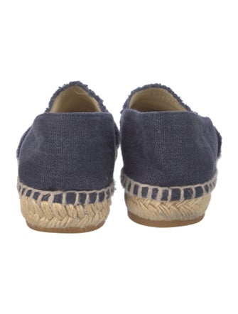 Chanel Interlocking CC Logo Canvas Espadrilles