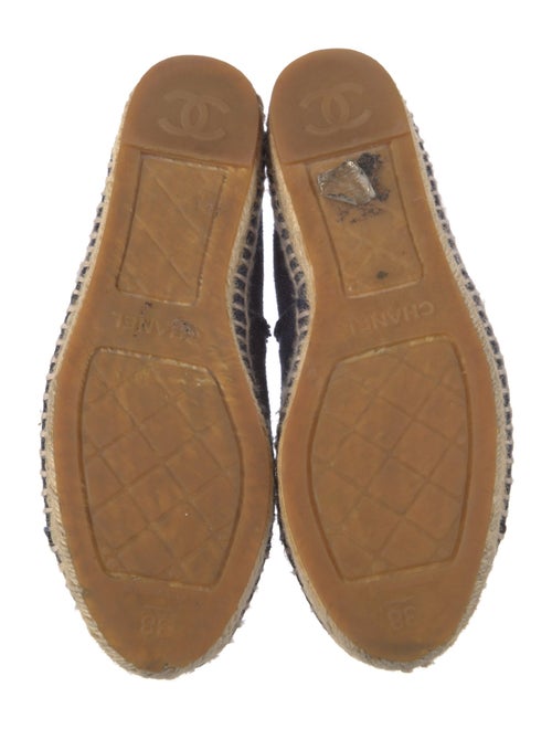 Chanel Interlocking CC Logo Canvas Espadrilles