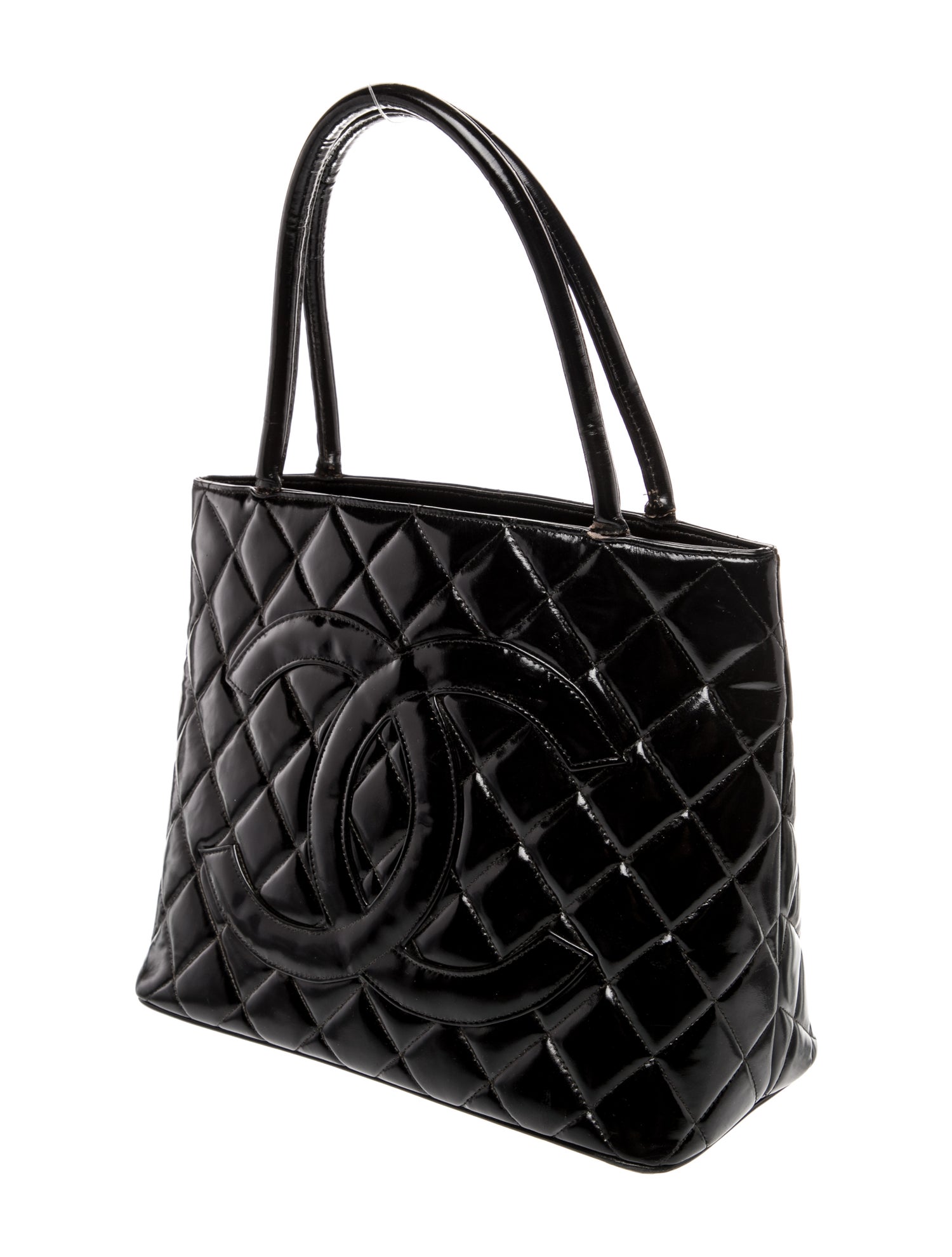 Chanel Patent Medallion Tote