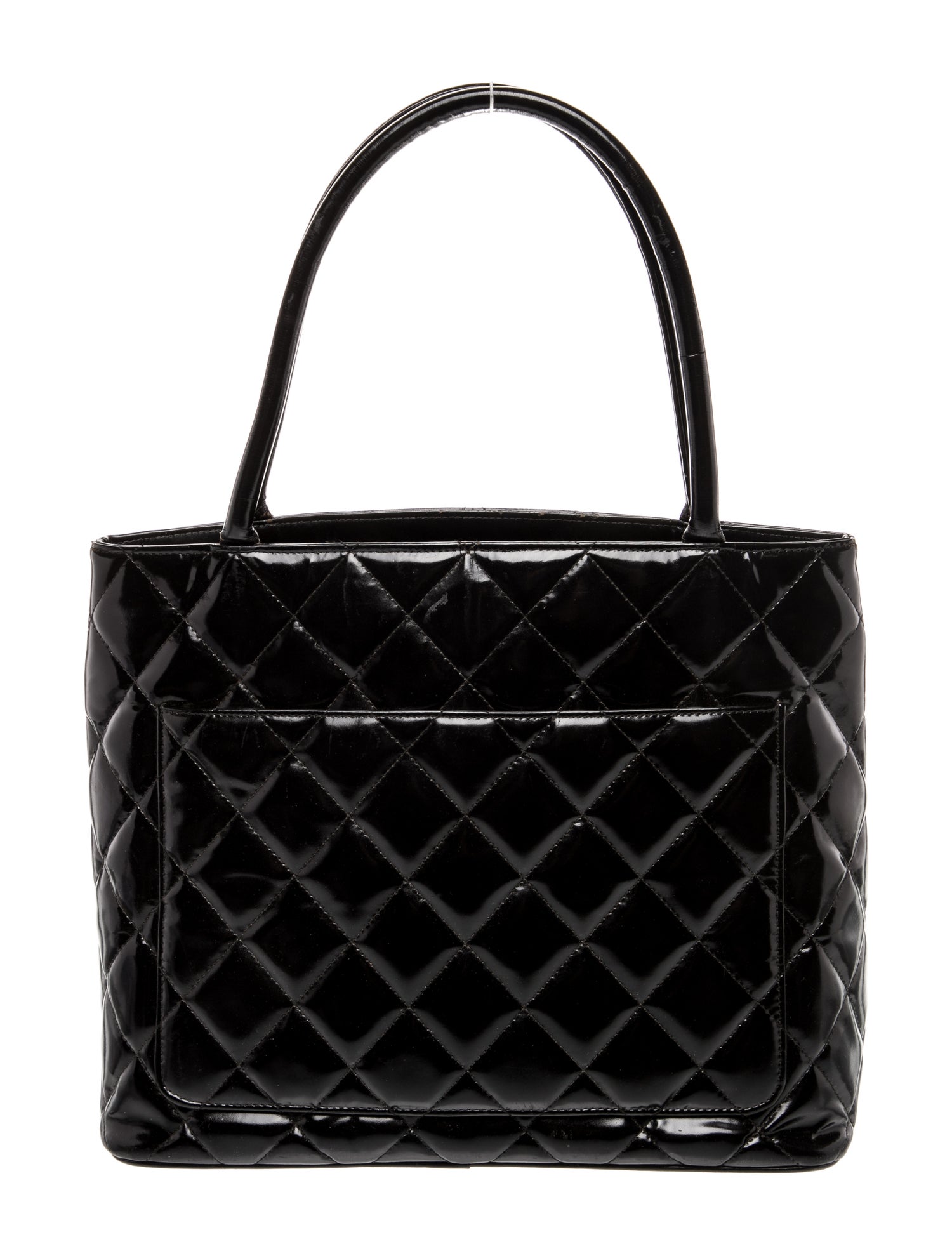 Chanel Patent Medallion Tote