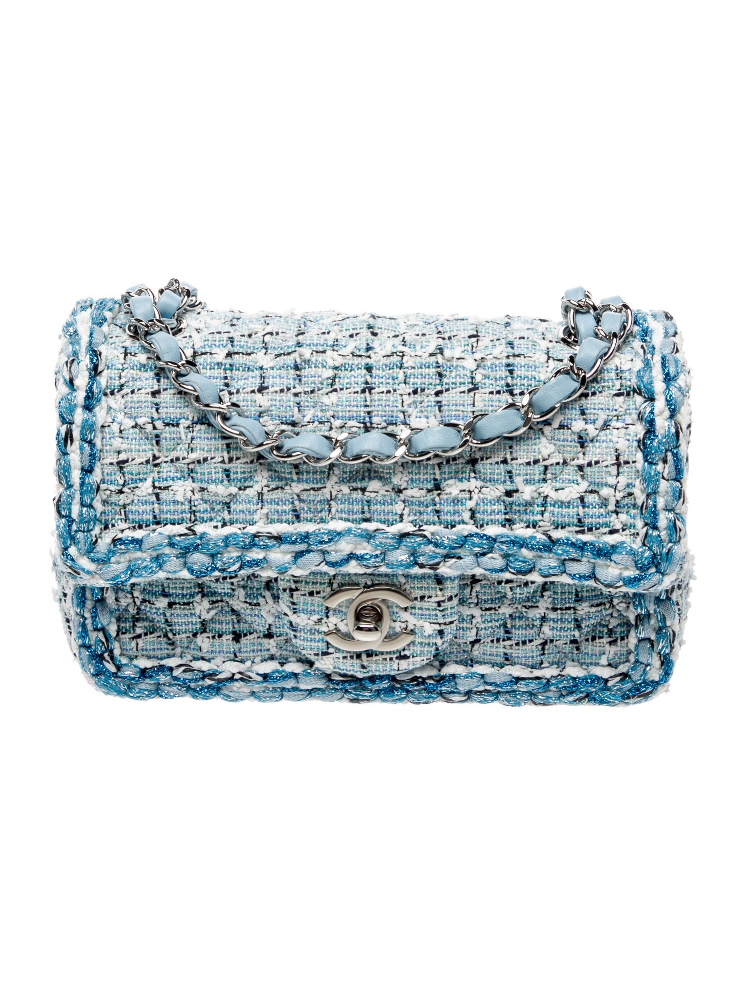 Chanel Classic Tweed Rectangular Mini Flap Bag
