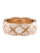 Chanel 18K Diamond Coco Crush Ring