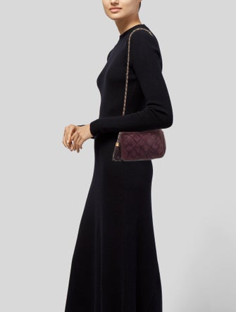 Chanel Suede CC Tassel Camera Bag
