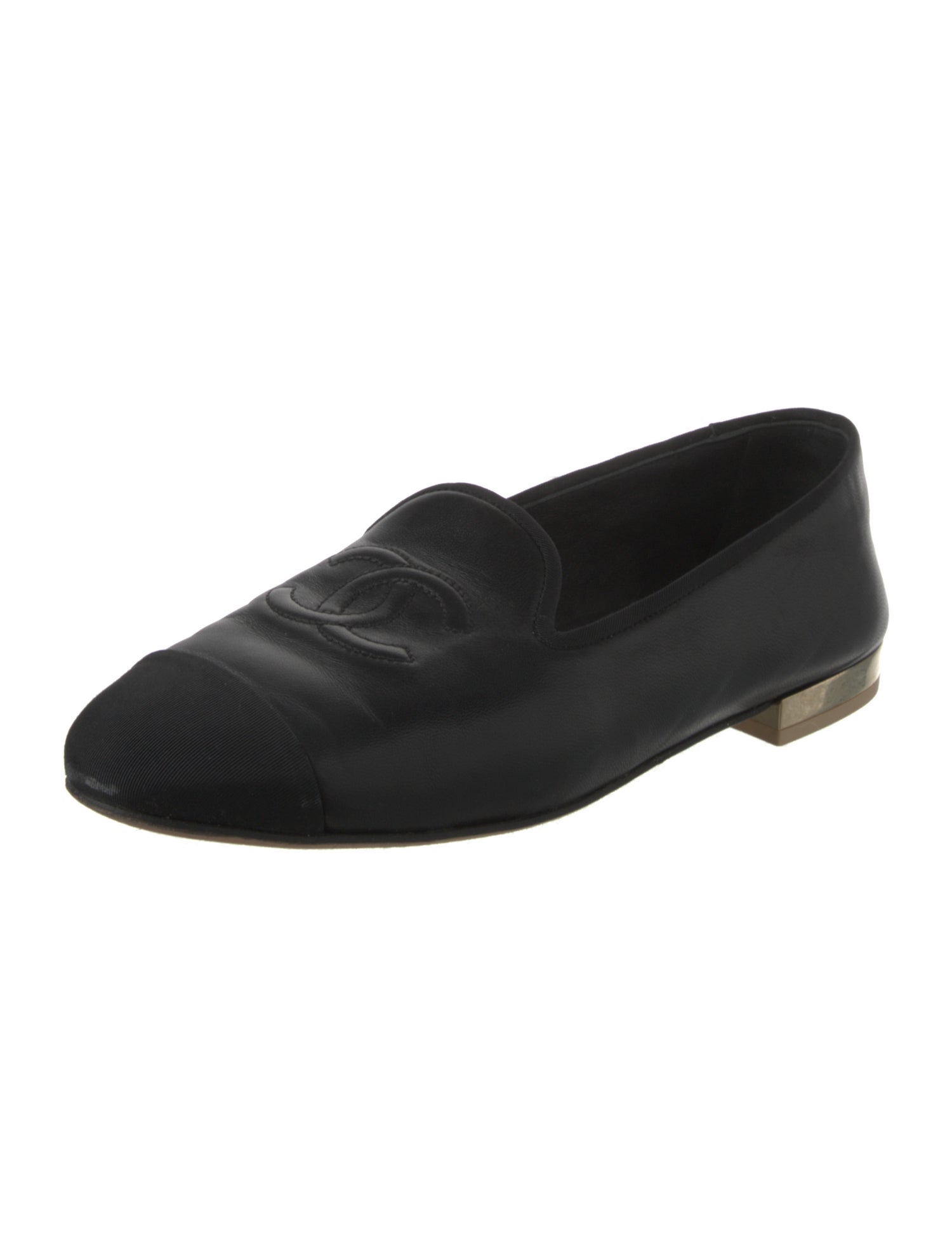 Chanel 2023 Interlocking CC Logo Ballet Flats